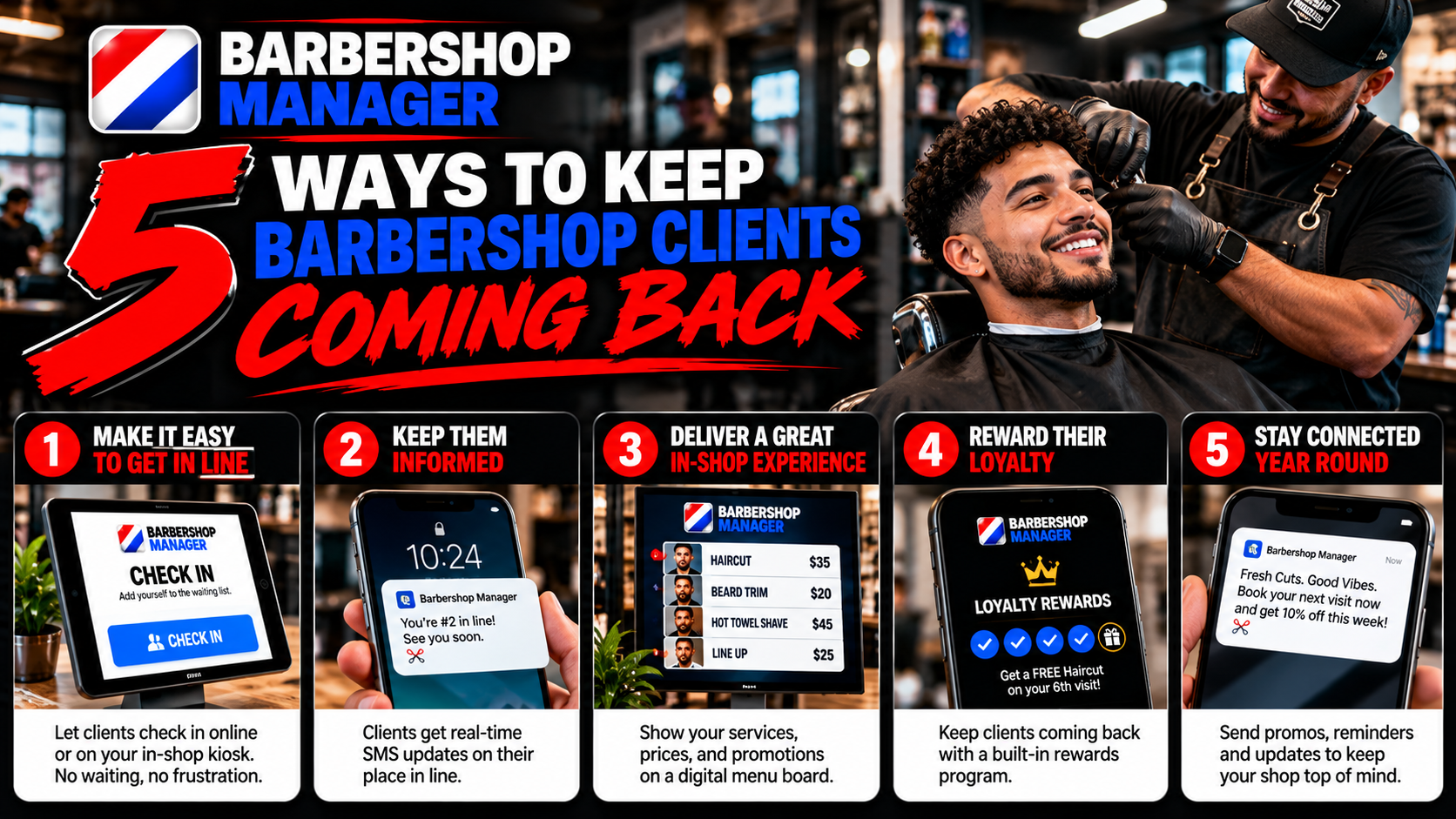 5 Ways to Keep Barbershop Clients Coming Back